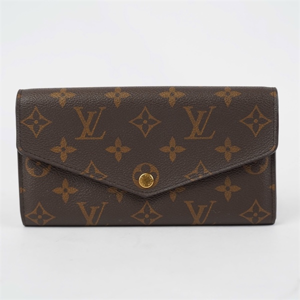 Ví LV hoa nâu nút vàng (LT) KG+