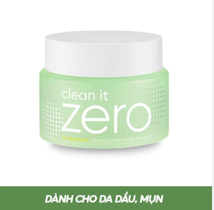Sáp Tẩy Trang Banila Co Clean It Zero Cleansing Balm 100ml #XANH LÁ