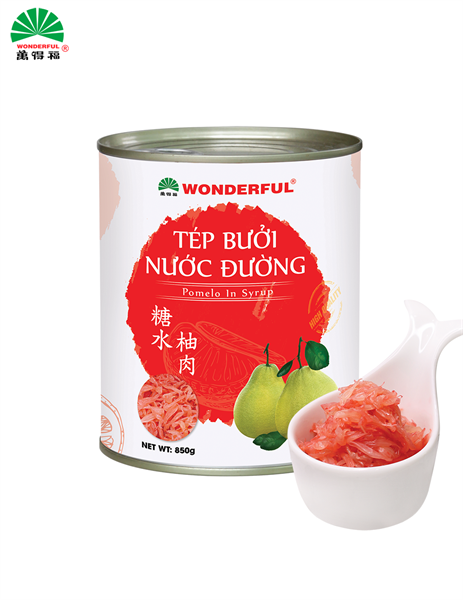 Tép Bưởi Nước Đường Wonderful 850g