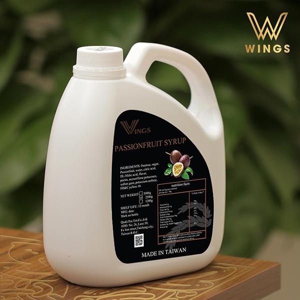 Syrup Wings Chanh Dây 2.5Kg