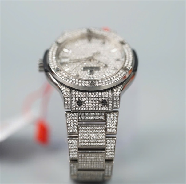 Đồng hồ Hublot trắng full kim- kim độ (964623) sz40 KG+