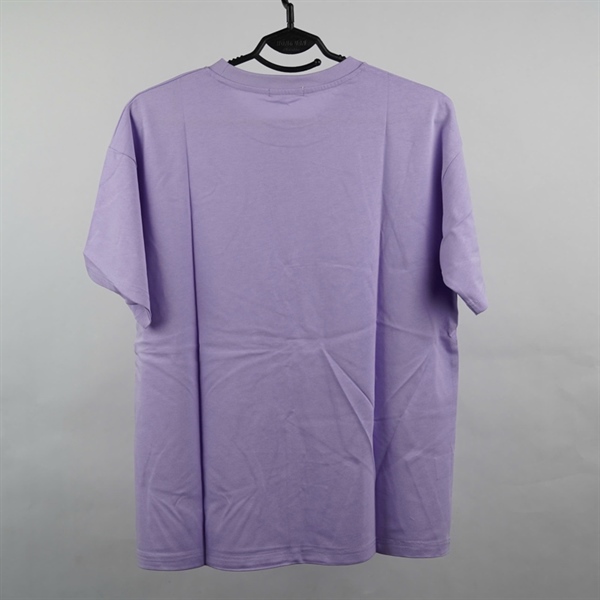 Áo thun tím in chữ Black Saics KG+