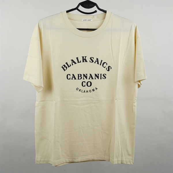 Áo thun be in chữ Black Saics KG+