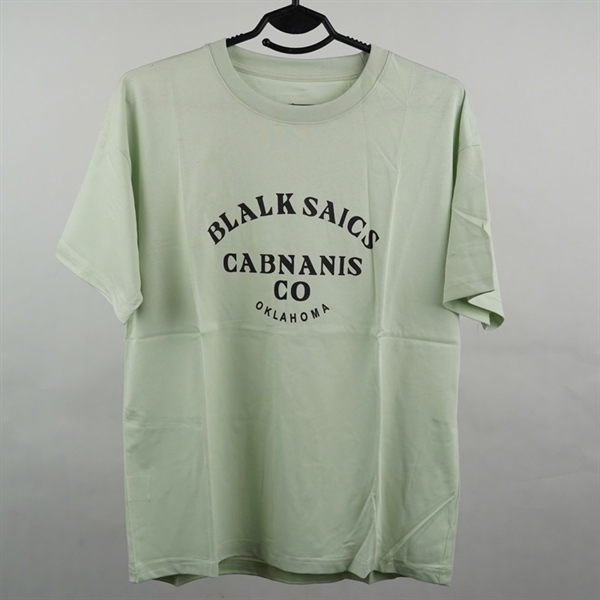 Áo thun xanh in chữ Black Saics KG+