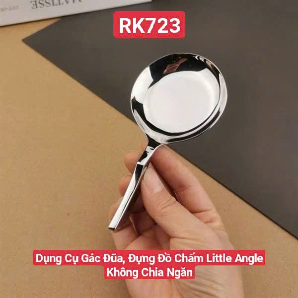 S79 - RK723 Dụng Cụ Gác Đũa, Đựng Đồ Chấm Little Angle - Không Chia Ngăn
