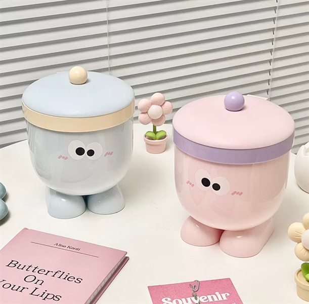 Thùng Rác Mini Có Nắp TD-1035