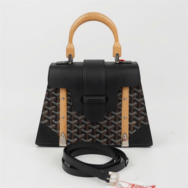 Túi Goyard Handle đen sz28 (HT)+