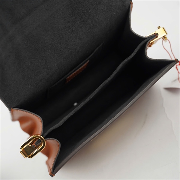 Túi LV Dauphine hoa nâu (FL3260) sz20 (HT)+