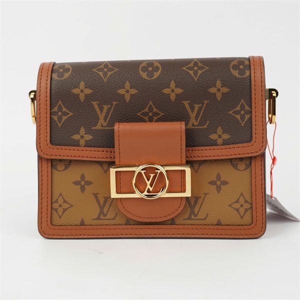 Túi LV Dauphine hoa nâu (FL3260) sz20 (HT)+