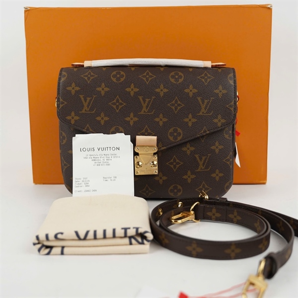 Túi LV Metis hoa nâu sz25 (HT)+
