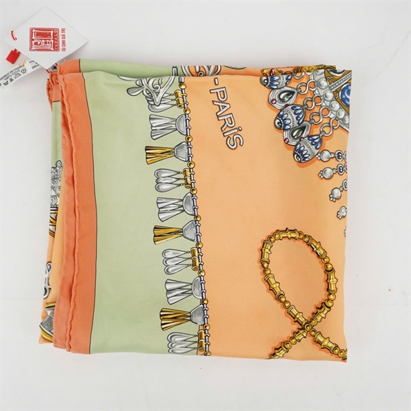 Khăn Hermes vàng KG+