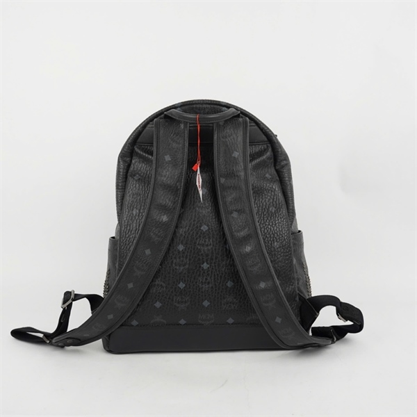 Balo MCM đen đính cườm KG+