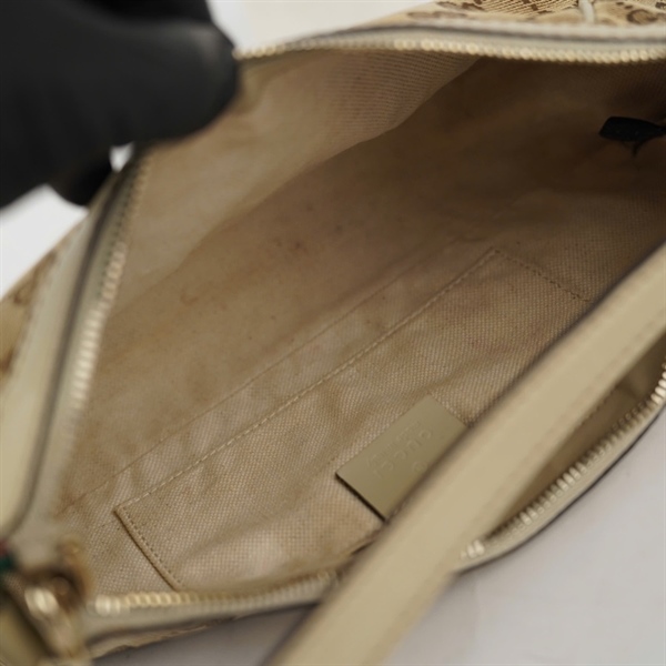 Túi GG kẹp nách trắng phối xám (269893-002058) sz26 KG+