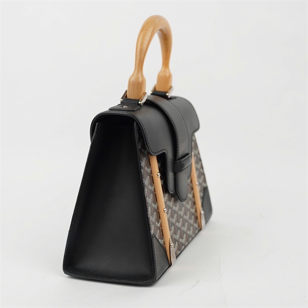 Túi Goyard Handle đen sz28 (HT)+