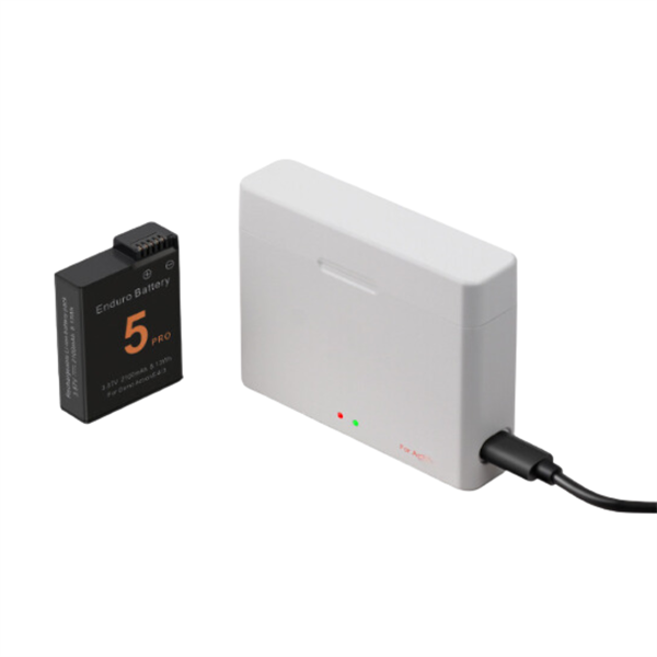 Hộp sạc 2 ngăn dành cho DJI Osmo Action 3 4 5 pro