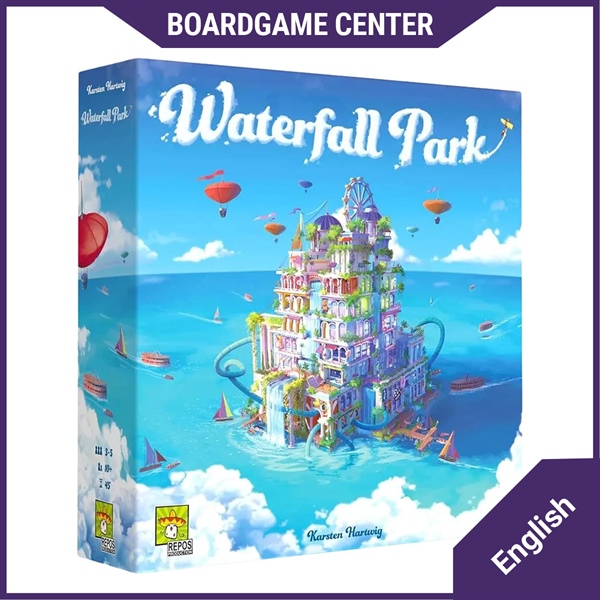 Waterfall Park (2023) Trade with others to create a giant amusement park