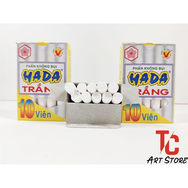 PHẤN KHÔNG BỤI HADA HỘP 10 VIÊN