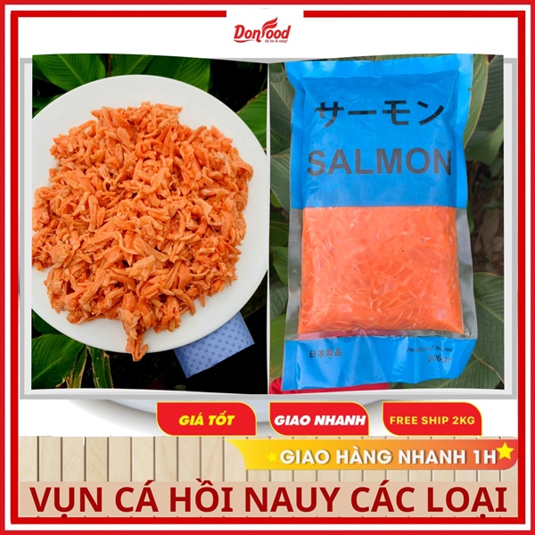 Vụn hồi Nauy bao xanh 500gr