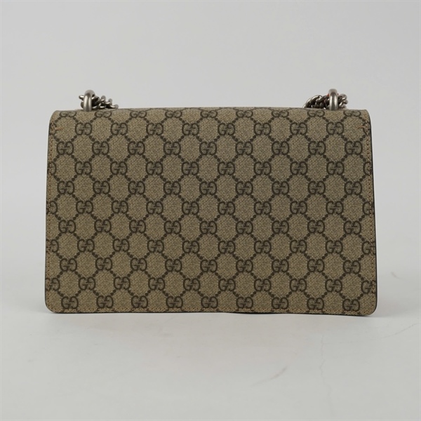 Túi GG Dionysus xám họa tiết (400249-498879) sz27 (BQ) KG+