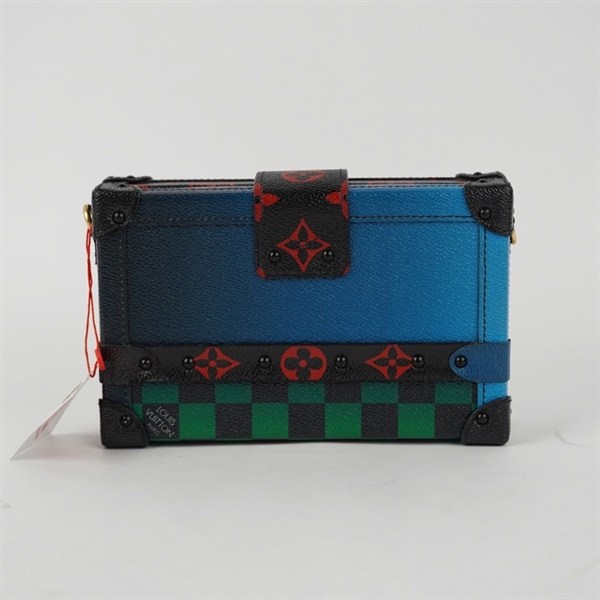 Túi LV Trunk ô vuông xanh họa tiết (DU4166) sz18 (BQ) KG+