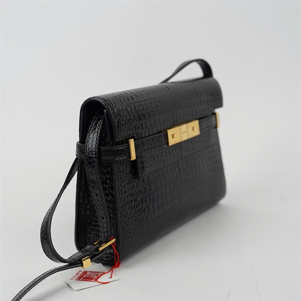 Túi YSL đen da trăn sz24 (BQ) KG+