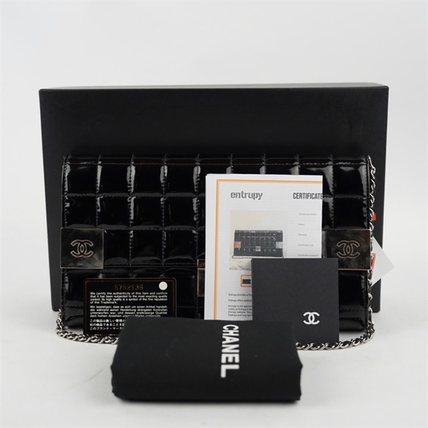 Túi Chanel ô vuông đen (6752136) sz28 +