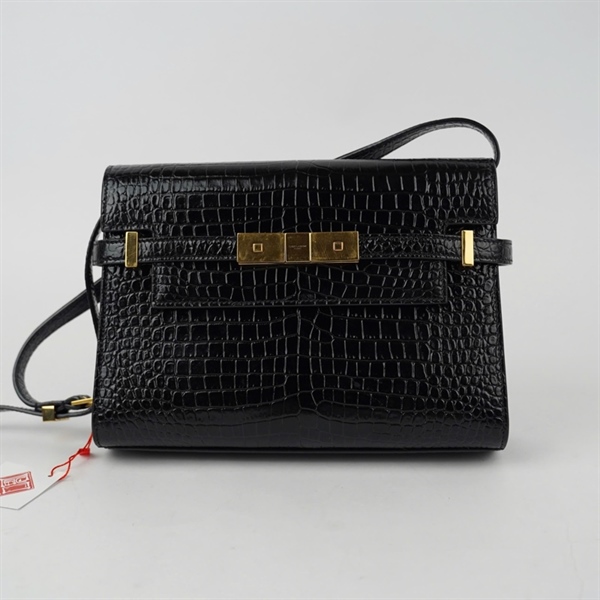 Túi YSL đen da trăn sz24 (BQ) KG+