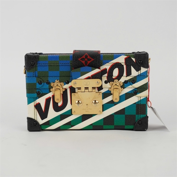 Túi LV Trunk ô vuông xanh họa tiết (DU4166) sz18 (BQ) KG+