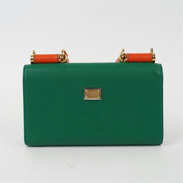 Ví D&G xanh đính đá (BQ) KG+