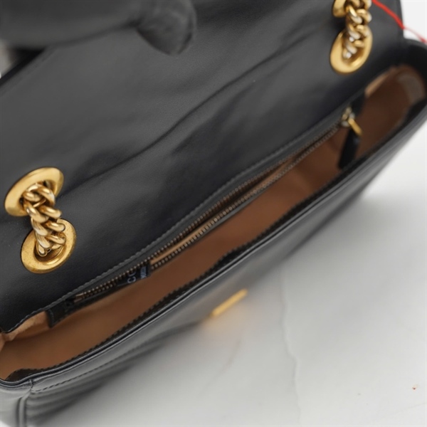 Túi GG Marmont đen (C040868338) sz25 (BQ) KG+