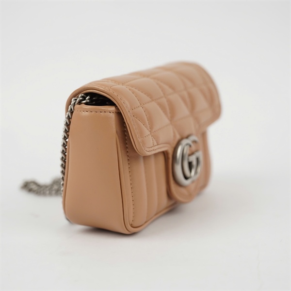 Túi GG Marmont nâu (476433-0416) sz16 (BQ) KG+