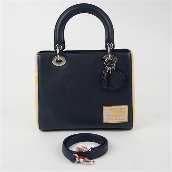 Túi Dior Lady xanh (32-MA-1125) szM (BQ) KG+
