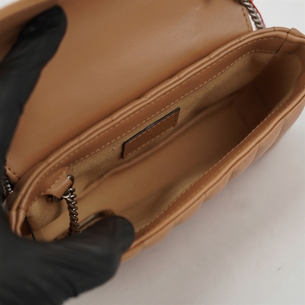 Túi GG Marmont nâu (476433-0416) sz16 (BQ) KG+