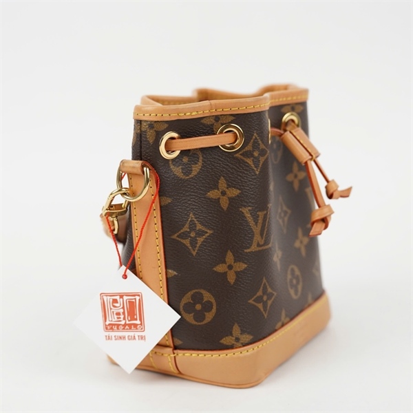 Túi LV Nóe hoa nâu 3 strap sz12 (BQ) KG+