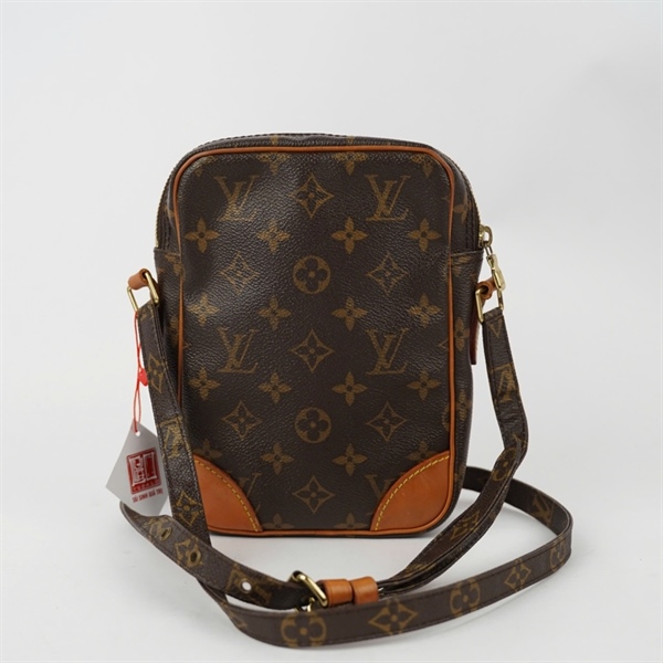 Túi LV đeo chéo hoa nâu sz15 +