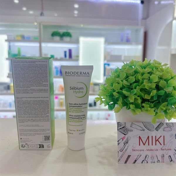 Kem dưỡng ẩm phục hồi, giảm bong tróc cho da điều trị mụn Bioderma Sebium Hydra - 40ml