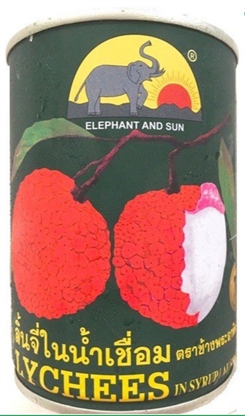 Vải ngâm Thái Lan Con Voi 565g