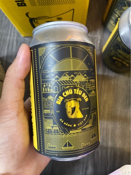 Bia chú tễu đen 330ml