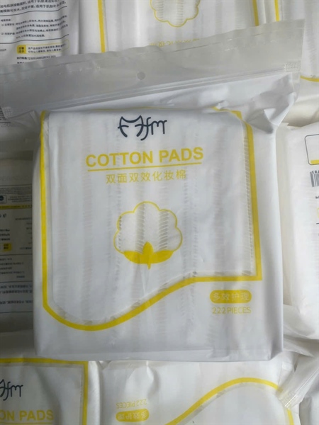 Bông tẩy trang mèo hàng Nội địa Trung Vàng*120 gói