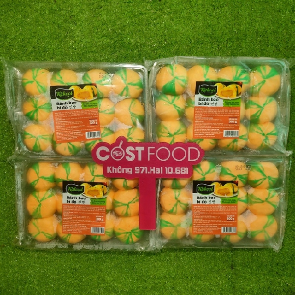 Bánh bao nhân bí đỏ KITKOOL 300G