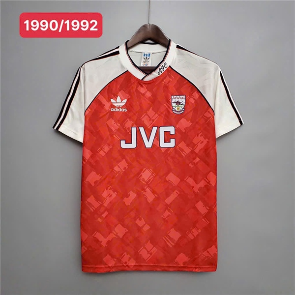 Áo bóng đá retro arsenal 1991/1992 vải Cotton Polyester - thời trang blockcore