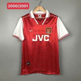 Áo bóng đá retro arsenal 2000/2001 vải Cotton Polyester - thời trang blockcore
