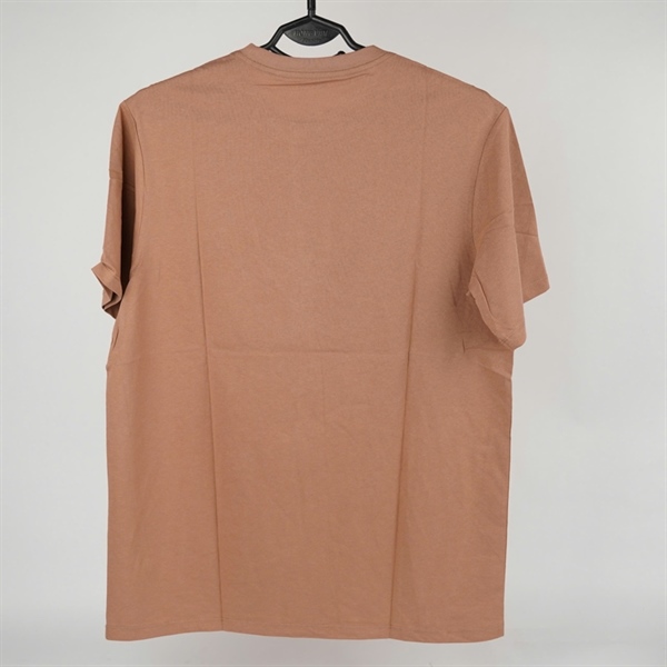 Áo thun nâu in mặt hổ L KG+