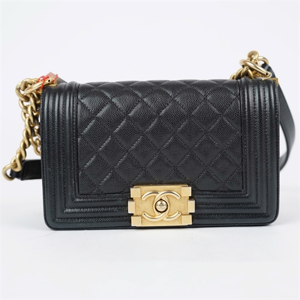 Túi Chanel Boy đen (29190578) sz20 (LTB) KG+