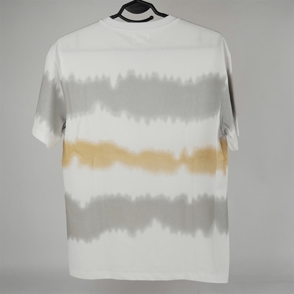 Áo thun trắng 3 đường loang 2XL KG+