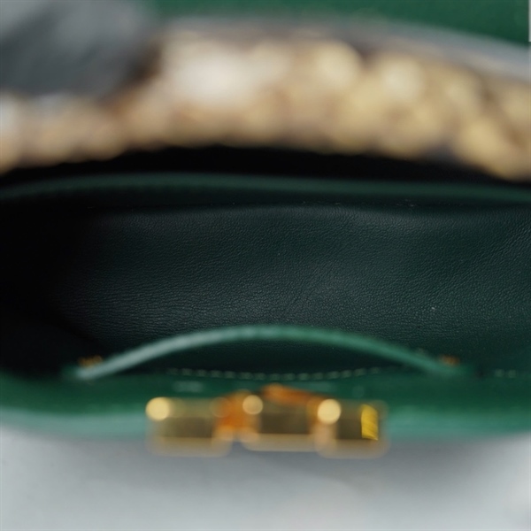 Túi LV Capu xanh quai da trăn sz20 (LTB) KG+