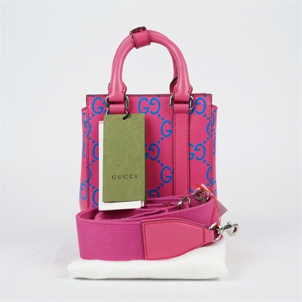 Túi GG Handle hồng (696010-520981) sz16 (LTB) KG+