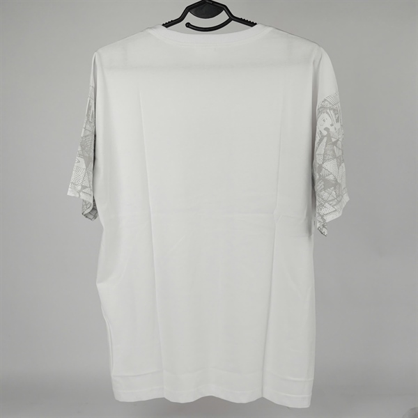 Áo thun trắng in chữ Grunge 3XL KG+