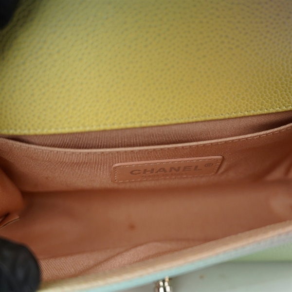 Túi Chanel Boy xanh hồng ombre (25369836) sz20 (LTB) KG+