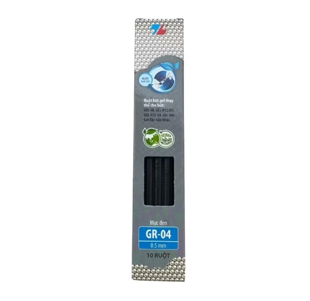 Ruột Bút Gel GR-04 Mực Đen 0.5mm